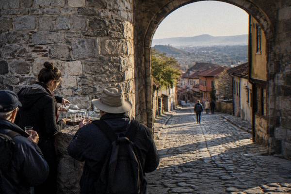 Old Town Walk, Rakia Tasting, Plovdiv
