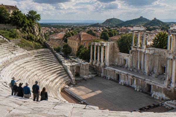 Old Town and Roman Theatre, Plovdiv